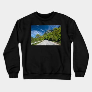 Road into the mountains Crewneck Sweatshirt